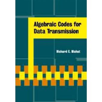 Algebraic Codes for Data Transmission - Paperback - 2011 - 1
