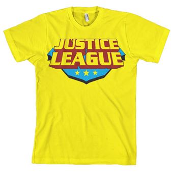 T-shirt Justice League Classic Logo | Amarelo | M