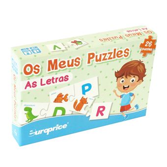 Os meus Puzzles - As Letras -  Europrice - 1