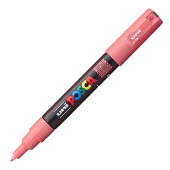 Marcador Uni Posca Pc-1M Extra Fino | 0,7mm | Rosa Coral 66 - 1