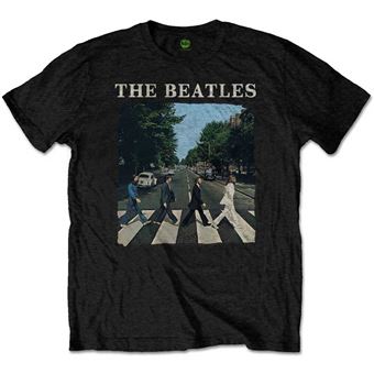 T-shirt Rock Off THE BEATLES | Abbey Road | Preto | S - 1