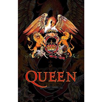 Poster Rock Off QUEEN - Crest | Textile Poster | 70 cm x 106 cm - 1