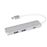 hub de interface Verbatim 49540 USB 3.0 (3.1 Gen 1) Type-C 5000 Mbit/s Cinzento_2