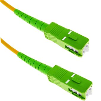 Cabo de Fibra Óptica BeMatik 3 m Sc/Apc Monomodo Simplex 9/125 Os2 - 1