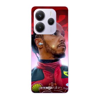 Capa Maniacase para Xiaomi Redmi Note 14 5G | Lewis Hamilton Oficial Ferrari - 1