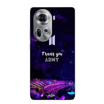 Capa Maniacase para Oppo Reno 11 5G | BTS Army Grupo BTS Rei do K-pop - 1