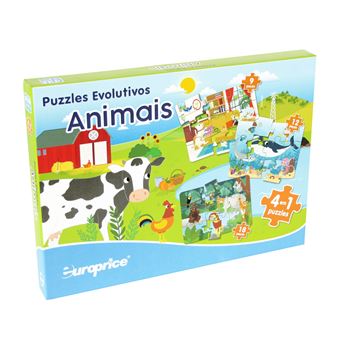 Puzzles Evolutivos Europrice | Os Animais - 1