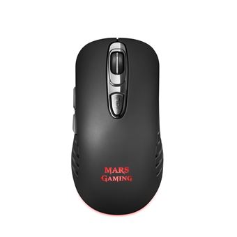 Rato Gaming Wireless Mars Gaming MMW2 | 3200 DPI | Preto - 1
