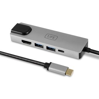 Adaptador 1Life usb-c:5in1 HDMI / DEX / RJ45 - 1
