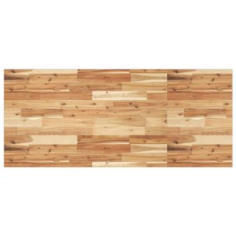 Tampo para móvel WC vidaXL | 140x60x2 cm | acácia maciça acabamento a óleo - 1