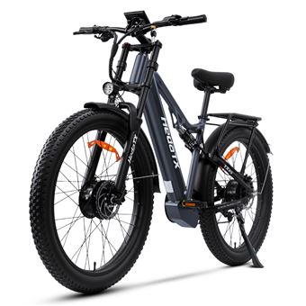 Bicicleta Elétrica HedaTX TX29 | Motor Duplo | Pneus de 27,5'' | Bateria de 48V 19,2Ah | Cinzento - 1