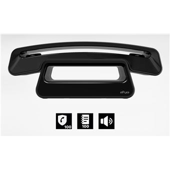 Telefone Dect Alcatel ePure#3 Iconic | Preto - 1