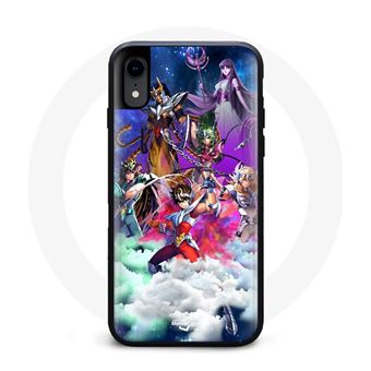 Capa Maniacase para Iphone X Les Cavaloiers Du Zodíaco Anime Culte Saint Seiya Anime - 1