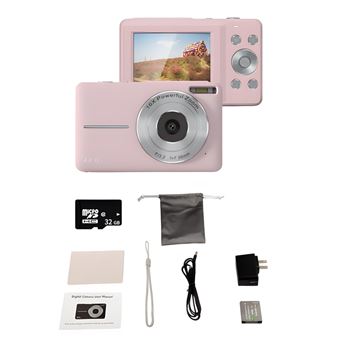 Câmara Digital SZSMART DC403 | Leve e Portátil | 32GB | Rosa - 1