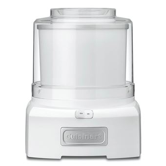 Máquina de Fazer Gelados Tradicional Cuisinart Cool Scoops | Transparente, Branco - 1