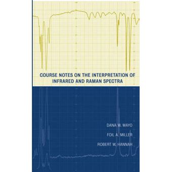 Course Notes on the Interpretation of Infrared and Raman Spectra - Deducing Structures of Complex Molecules - Hardback - 2004 - 1