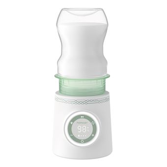 Aquecedor de Biberões Momcozy MW003-WH12BA-A | Verde, Transparente, Branco - 1