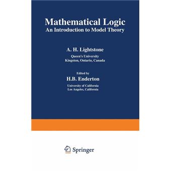 Mathematical Logic - An Introduction to Model Theory - Paperback - 2012 - 1