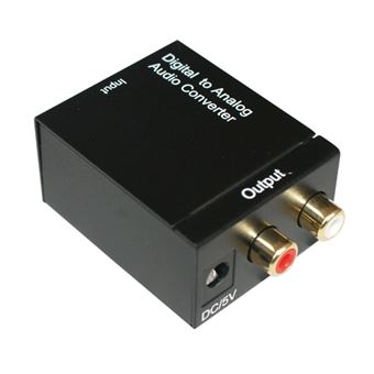 Adaptador para Cabos Value Audio Converter - Digital to Analogue | Preto - 1
