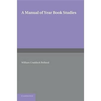 A Manual of Year Book Studies - 1