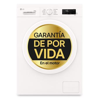 Máquina de Lavar e Secar Roupa LG W4X1085NWH | 8/5 Kg | 1350 RPM | E | Branco - 1