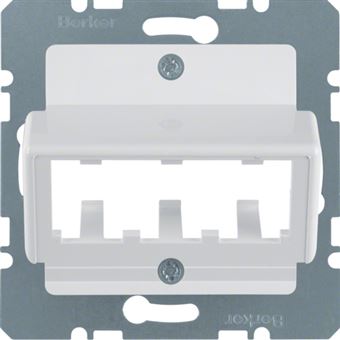 Placa de Parede e Cobertura de Interruptor Berker 142709 | Branco - 1