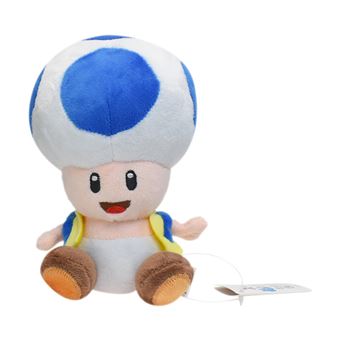 Peluche DreamWorks Super Mario | Toad Azul | 17 cm - 1