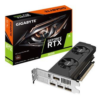 Placa de Vídeo GIGABYTE GeForce RTX 3050 OC Low Profile 6G | Preto - 1