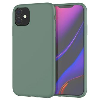Capa de Silicone Ultra Slim Anti-Choque YIOU para iPhone 11 Pro Max - Night Green - 1