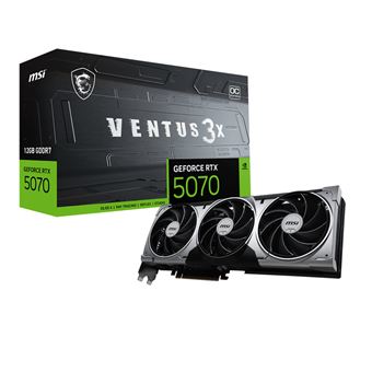 Placa de Vídeo MSI VENTUS GeForce RTX 5070 12G 3X OC | Preto - 1