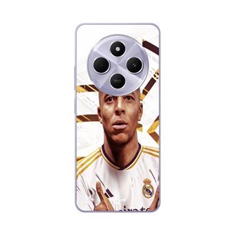 Capa Maniacase para Xiaomi Redmi 14C | Kylian Mbappe Real Madrid papel de parede celebração - 1