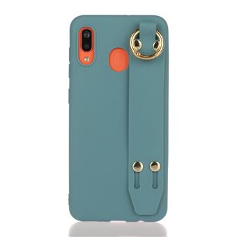 Capa Magunivers de TPU Fosco com Suporte e Alça Azul para Samsung Galaxy A40