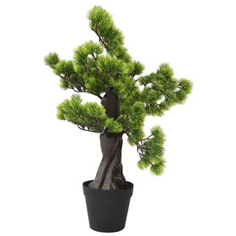 Bonsai Pinus Artificial com Vaso vidaXL | 60 cm | Verde - 1