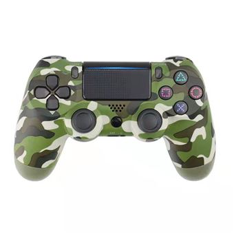 Controlador Deal We Compatível com PS4 | Double Shock | Wireless | Bluetooth - Camuflagem Verde - 1