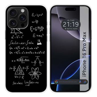 Capa de silicone TUMUNDOSMARTPHONE para Iphone 16 Pro Max (6.9) | Design de fórmulas - 1