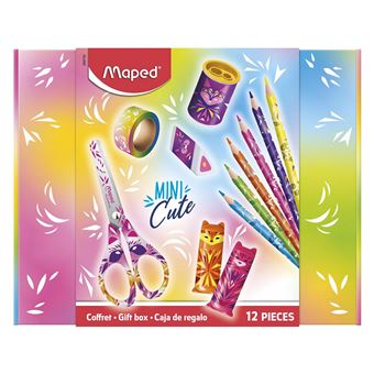 Conjunto Escolar Caixa Presente Maped 899789 Mini Cute | 12 Peças - 1