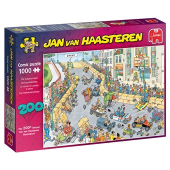 Puzzle Jumbo Jan van Haasteren No License Jan Van Haasteren - The Soapbox Race (1000 Peças) | 1000 Peças - 1