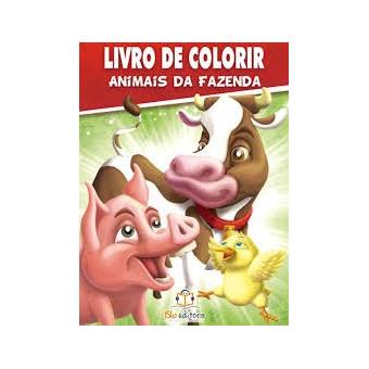 Livro de Colorir. Animais Da Fazenda - 1