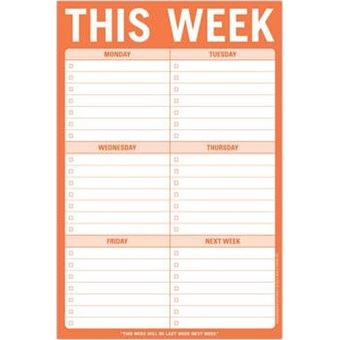 Knock Knock This Week Pad - 1