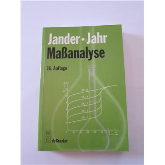 Maßanalyse | Gerhart Jander - 1