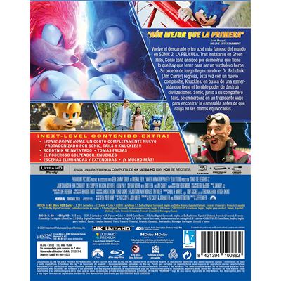 Filme Bluray: Sonic 2 - Dublado E Legendado