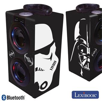 Coluna Bluetooth Blaupunkt Portátil 2X3W Aux/Bat Starw Led Lexibook - 1