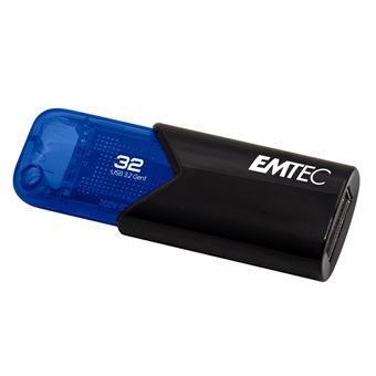 Unidade de Memória Usb Emtec B110 Click Easy 3.2 | Azul - 1