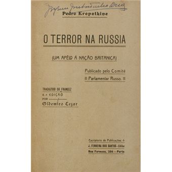 O terror na russia. - 1