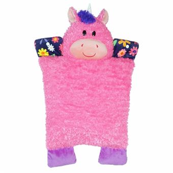 Almofada Grande Dormi Locos Unicórnio - Rosa e Roxo - 1