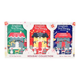Seleção de Chás English Tea Shop Holiday Collection Branco | 3x20 Saquetas - 1
