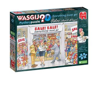 Puzzle Jumbo Wasgij No License Retro Mystery 7 - Até Acabar O Stock! (1000 Peças) | 1000 Peças - 1