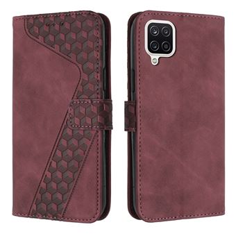 Capa FOXDOCK para Samsung Galaxy A12 com Fecho Magnético | Resistente a Impactos e Quedas | Compartimentos para Cartões | Castanho - 1