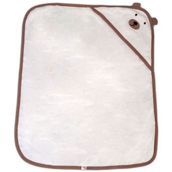 Toalha com Capuz Cangaroo Baloo ecru - 1