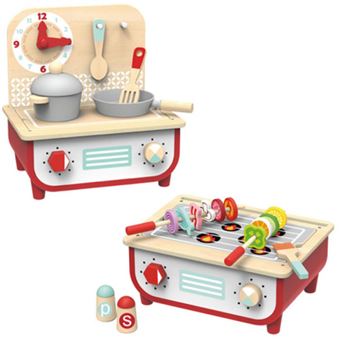 Conjunto de Cozinha e Churrasco Tooky Toy | Madeira - 1
